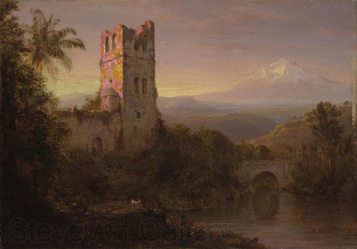 Frederic Edwin Church Chimborazo Volcano Spain oil painting art